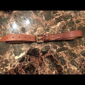 Burberry leather belt